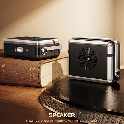 Oatsbasf Speaker Shockproof Silicone Protective Case for AirPods Pro 3