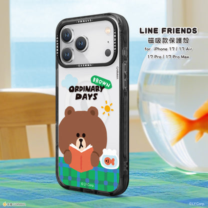 GARMMA Line Friends Ordinary Days MagSafe Premium Military Grade Drop Tested Impact Case Cover