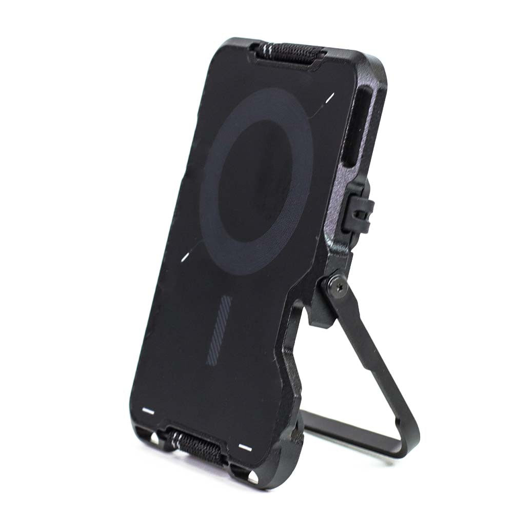 Armor King Magnetic Multi-Tool Metal Wallet Carbon Fiber Cover Card Holder