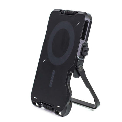 Armor King Magnetic Multi-Tool Metal Wallet Carbon Fiber Cover Card Holder