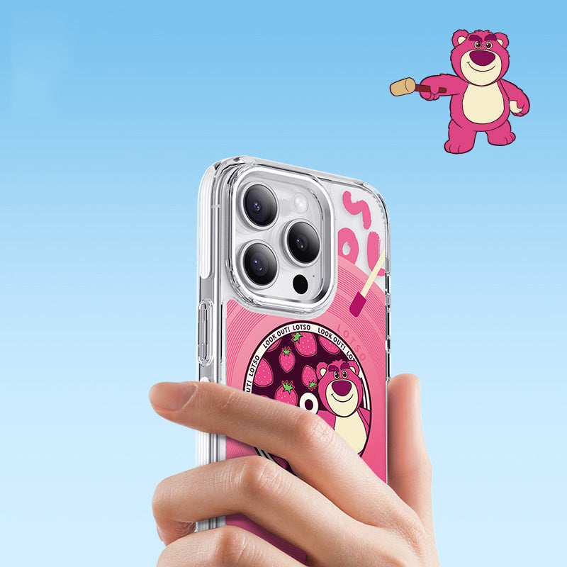 Disney Characters MagSafe Shockproof Transparent Protective Case Cover