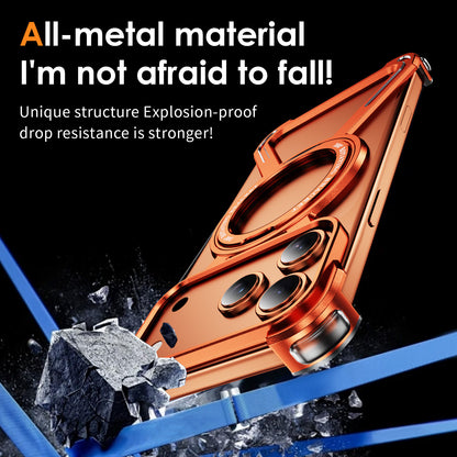 Armor King Harness MagSafe Pivot Ring Stand Air Cushion Metal Case Cover