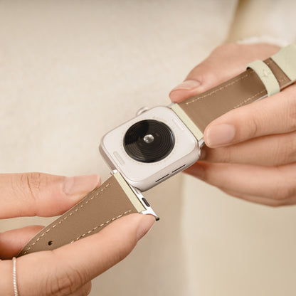 SwitchEasy Slim Genuine Leather Watch Band Apple Watch Strap