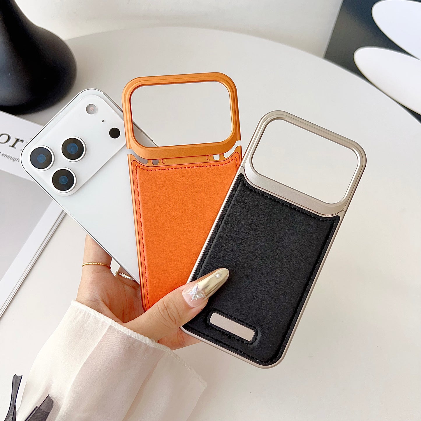 Armor King MagSafe Aluminum+Leather Heat Dissipation Protective Case Cover