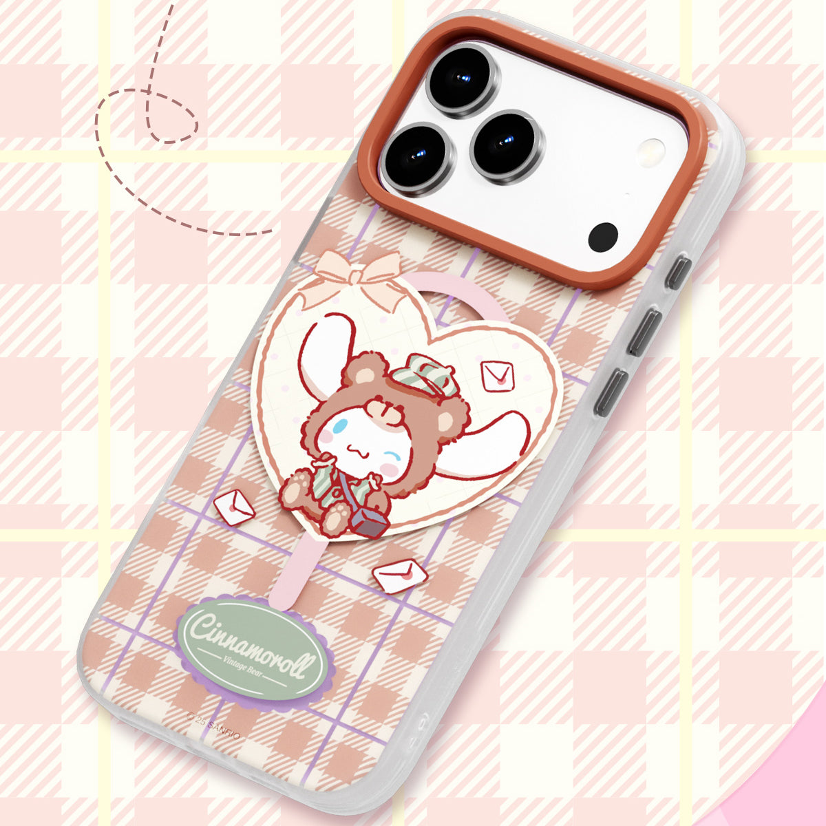 Sanrio Characters Vintage Bear MagSafe All-inclusive Shockproof IMD Protective Case Cover