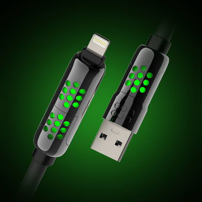 Mfish Armored Dragon VIII 240W USB-A+Type-C to Lightning+Type-C 4-in-1 Data Cable Charging Line