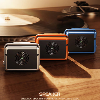 Oatsbasf Speaker Shockproof Silicone Protective Case for AirPods Pro 3