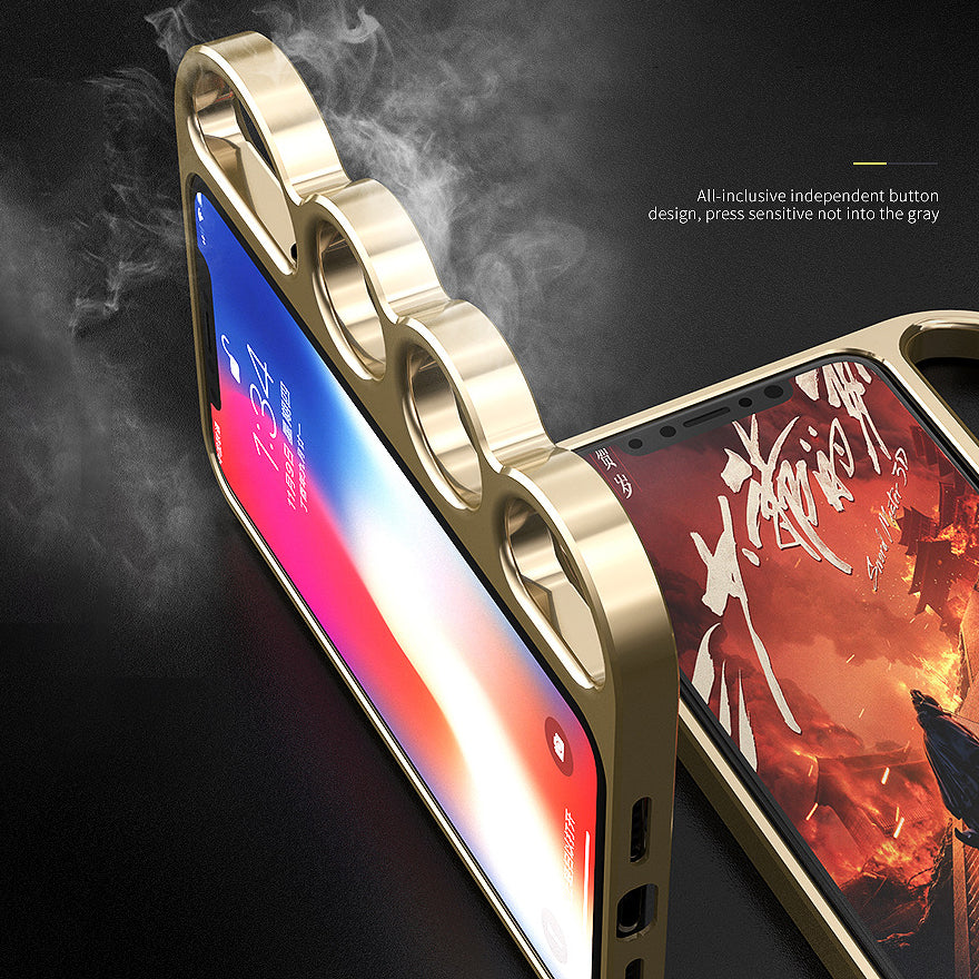 KANENG The Lord of the Rings Aluminium Alloy Bumper Finger Boxing Glove Case Cover