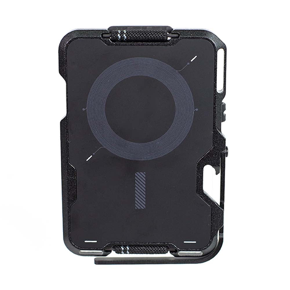Armor King Magnetic Multi-Tool Metal Wallet Carbon Fiber Cover Card Holder