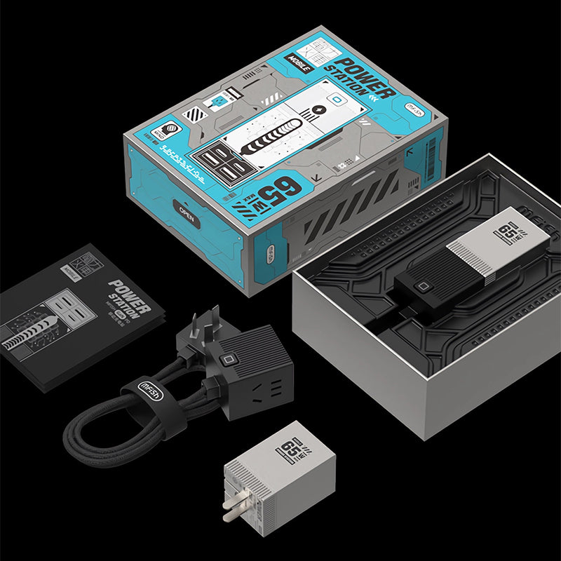 Mfish Electronic Mobile Power Station GaN 65W PD Fast Charger