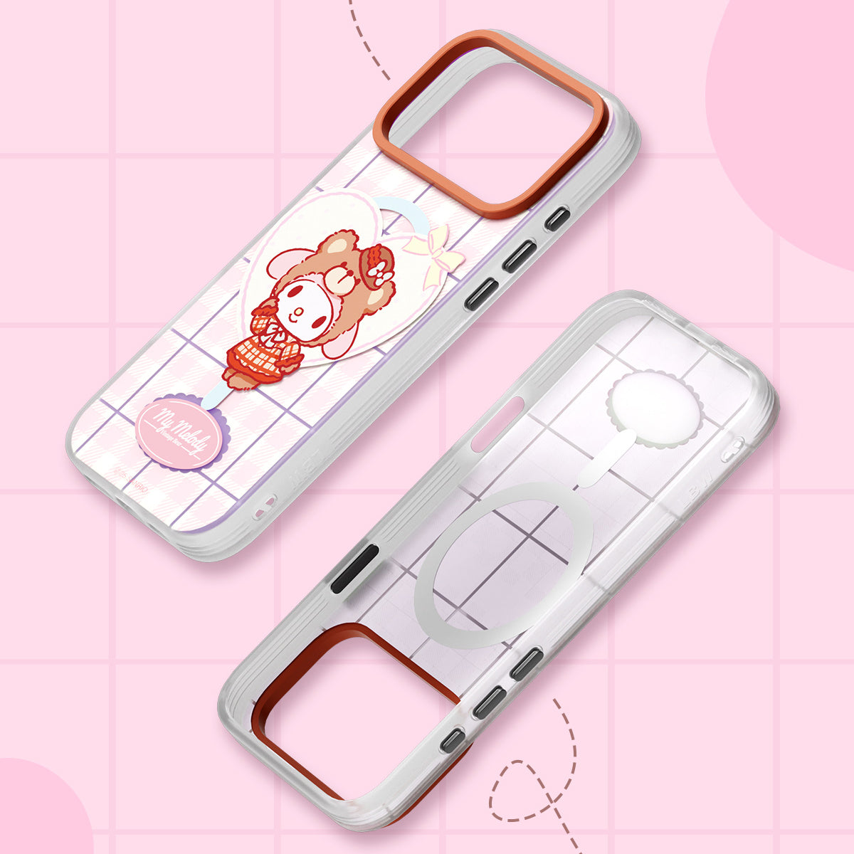 Sanrio Characters Vintage Bear MagSafe All-inclusive Shockproof IMD Protective Case Cover