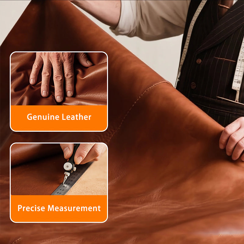 Oatsbasf Yiliupi MagSafe Hidden Stand Genuine Leather Frameless Metal Case Cover