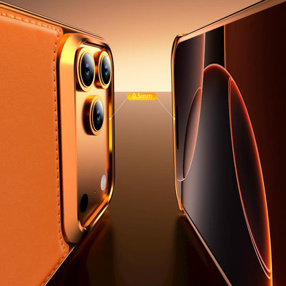 Armor King MagSafe Aluminum+Leather Heat Dissipation Protective Case Cover