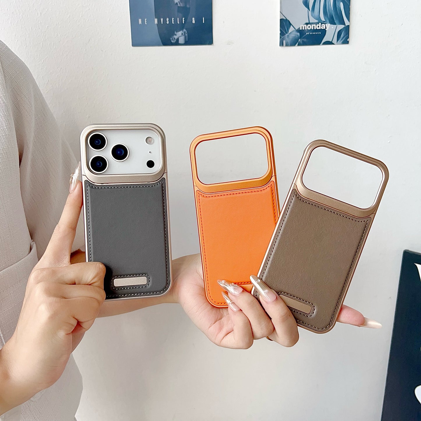 Armor King MagSafe Aluminum+Leather Heat Dissipation Protective Case Cover