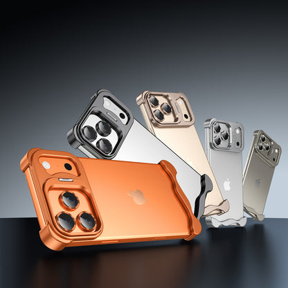 Armor King Wing Skeleton Lens Stand Frameless Anti-fall Metal Case Cover