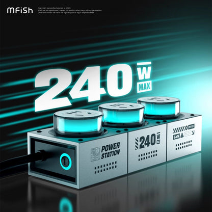 Mfish E-Tank Power Station 240W GaN PD Desktop Charger