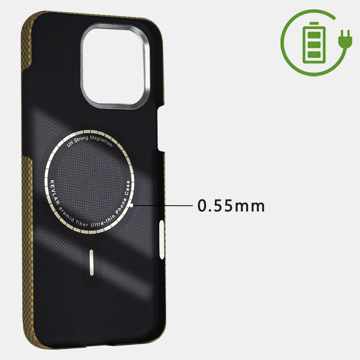 Armor King Labubu Graffiti Luxury Pure Aramid Fiber MagSafe Case Cover