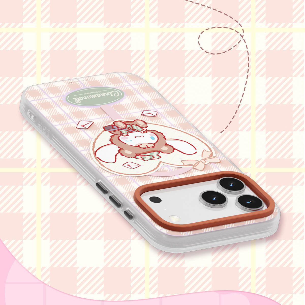 Sanrio Characters Vintage Bear MagSafe All-inclusive Shockproof IMD Protective Case Cover