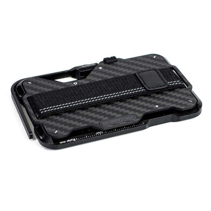 Armor King Magnetic Multi-Tool Metal Wallet Carbon Fiber Cover Card Holder