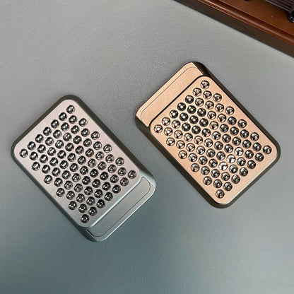 Armor King MagSafe Aluminum Alloy Phone Wallet Magnetic Card Holder