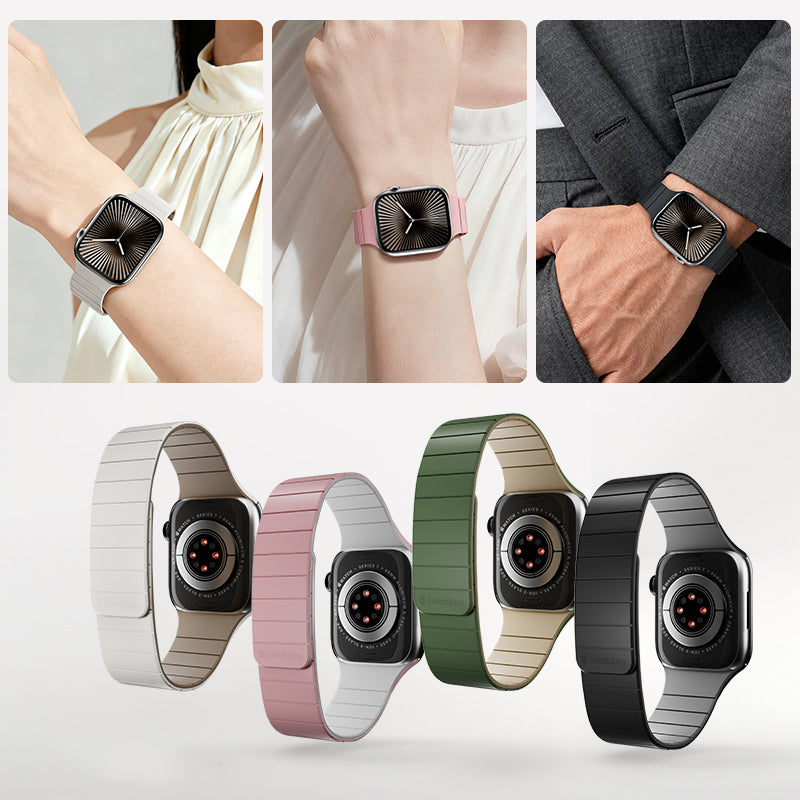 SwitchEasy Touch Silicone Magnetic Watch Band for Apple Watch