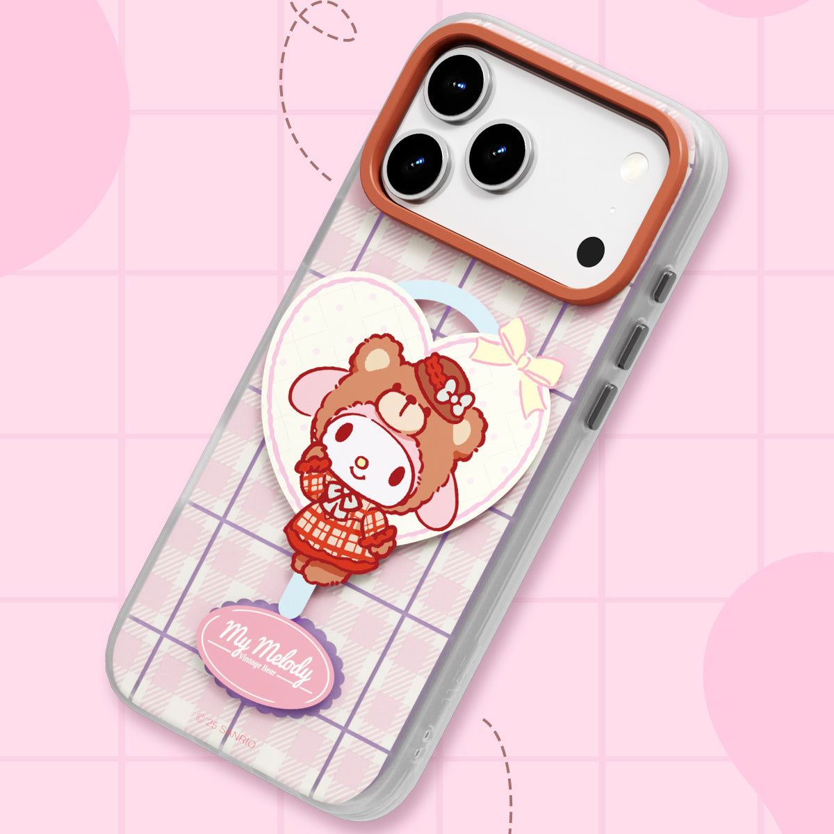 Sanrio Characters Vintage Bear MagSafe All-inclusive Shockproof IMD Protective Case Cover