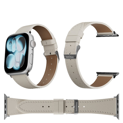 SwitchEasy Slim Genuine Leather Watch Band Apple Watch Strap