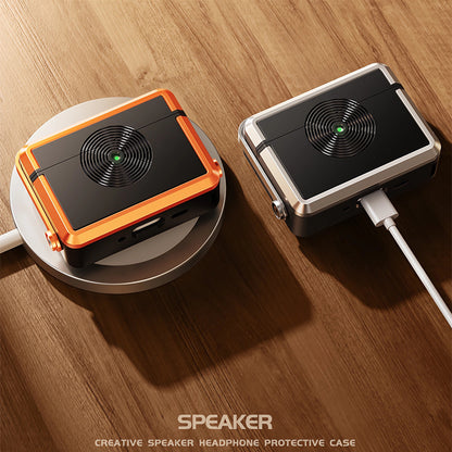 Oatsbasf Speaker Shockproof Silicone Protective Case for AirPods Pro 3