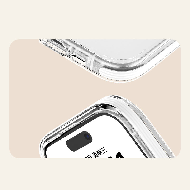 Line Friends MagSafe Pivot Ring Stand Shockproof Transparent Case Cover