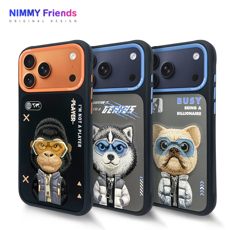 Nimmy Glasses Cool 2.0 Cute Embroidery Case Cover