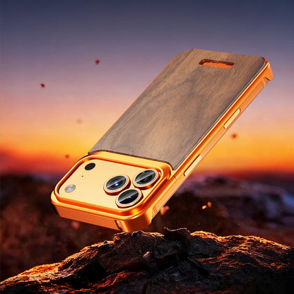 Armor King MagSafe Aluminum+Wood Heat Dissipation Aromatherapy Protective Cover Case