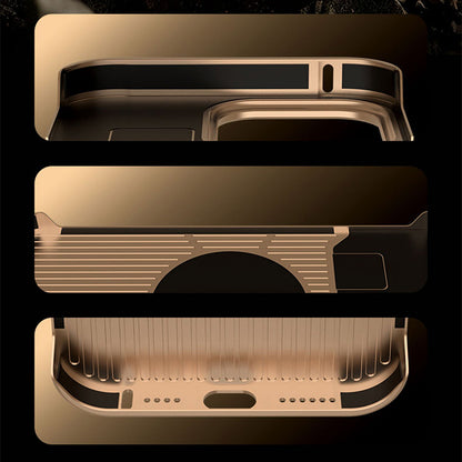 Armor King MagSafe Aluminum+Forged Carbon Fiber Heat Dissipation Aromatherapy Protective Cover Case