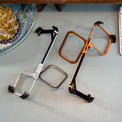 Oatsbasf 9 Shell Invisible Kickstand Air Cushion Shockproof Aluminum Metal Bumper Case Cover