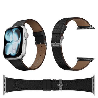 SwitchEasy Slim Genuine Leather Watch Band Apple Watch Strap