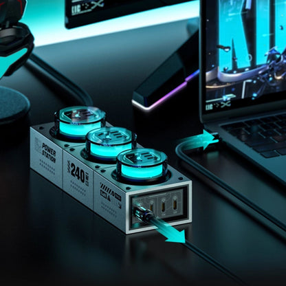 Mfish E-Tank Power Station 240W GaN PD Desktop Charger