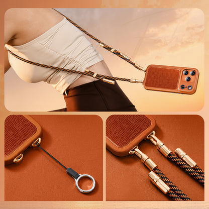 Oatsbasf 60W Type-C to Type-C Data Cable Retractable Phone Lanyard