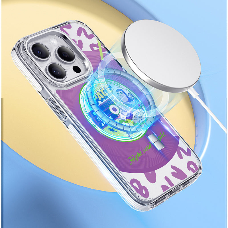 Disney Characters MagSafe Shockproof Transparent Protective Case Cover