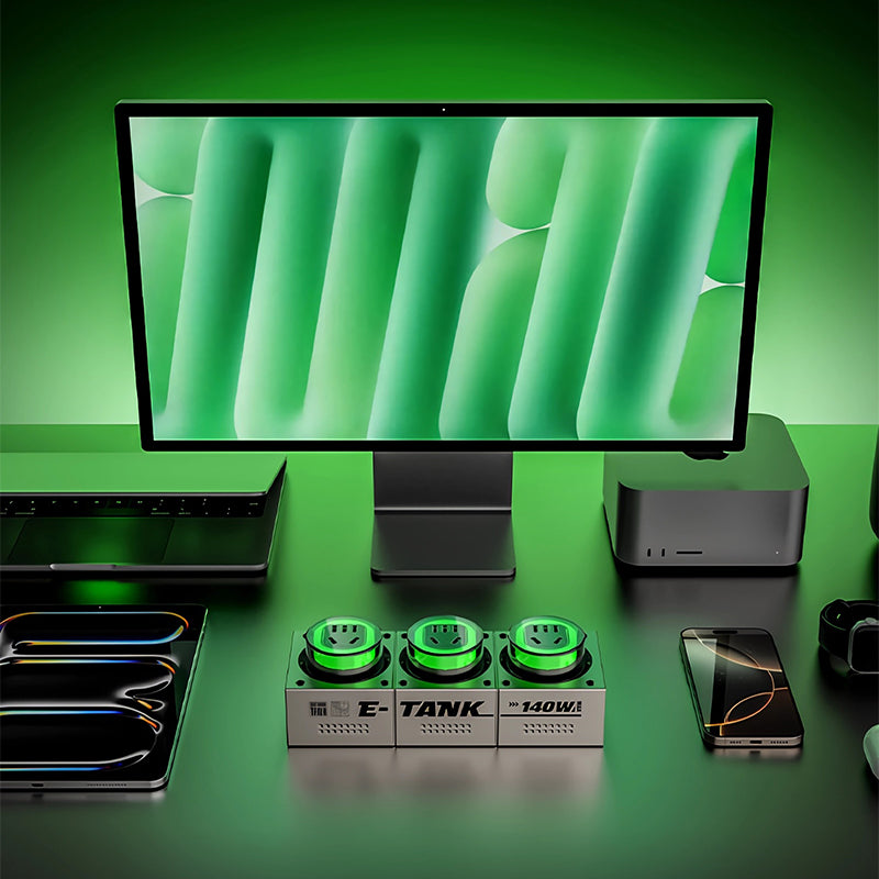 Mfish E-Tank Power Station 140W GaN PD Desktop Charger