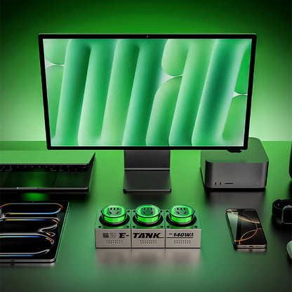 Mfish E-Tank Power Station 140W GaN PD Desktop Charger