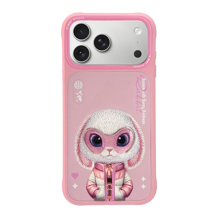 HIMMY - ハイミー  HIMMY❤︎iPhoneケース Nimmy Glasses Cool 2.0 Cute Embroidery Case Cover – Armor King Case
