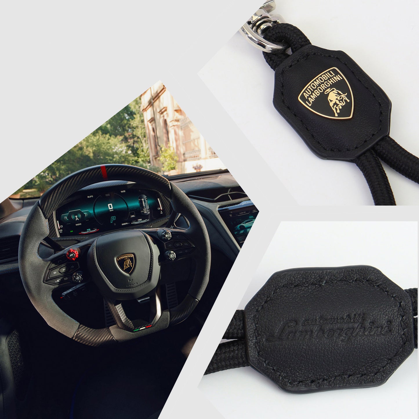 Lamborghini Nylon Handstrap Phone Lanyard - UR D1