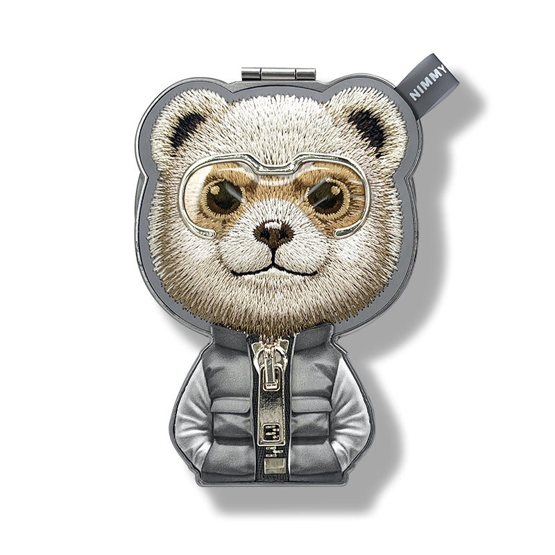 Nimmy Cool Glasses 2.0 Cute Pets 3D Embroidery Magnetic Bracket Phone Holder