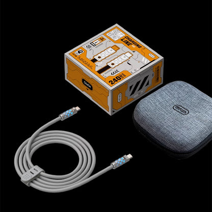 MfiSh Power Viper Type-C to Lightning (30W) / Type-C (240W) Luminous Data Cable Charging Line