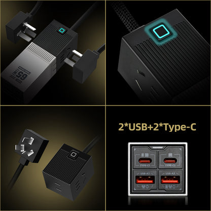 Mfish Electronic Mobile Power Station GaN 65W PD Fast Charger