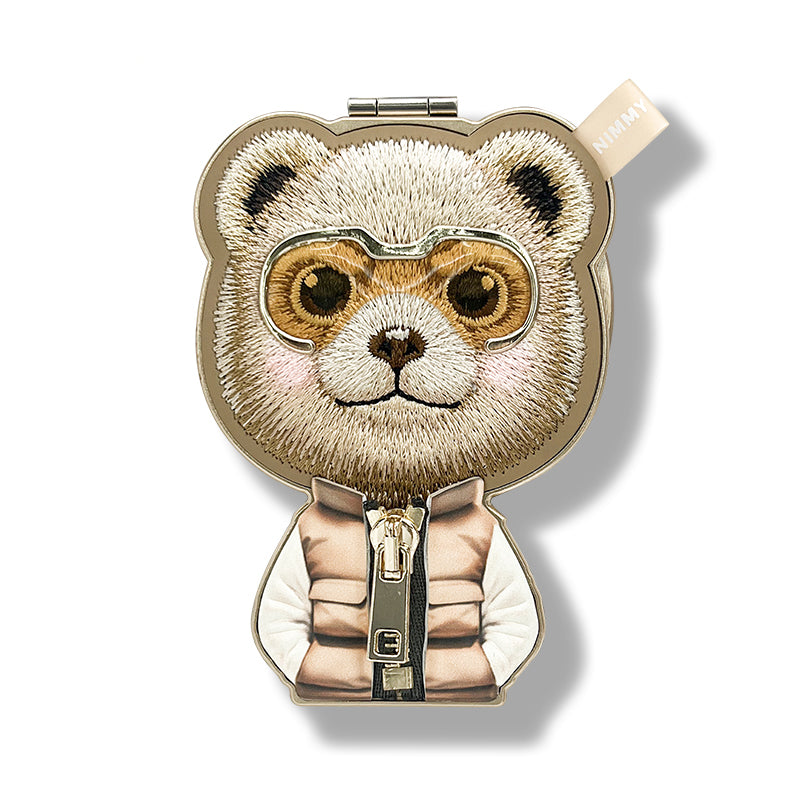 Nimmy Cool Glasses 2.0 Cute Pets 3D Embroidery Magnetic Bracket Phone Holder