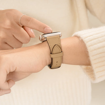 SwitchEasy Slim Genuine Leather Watch Band Apple Watch Strap