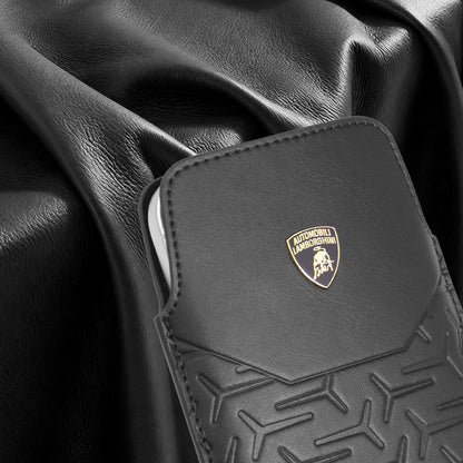 Lamborghini Genuine Leather Mobile Phone Pouch - Temerario D2