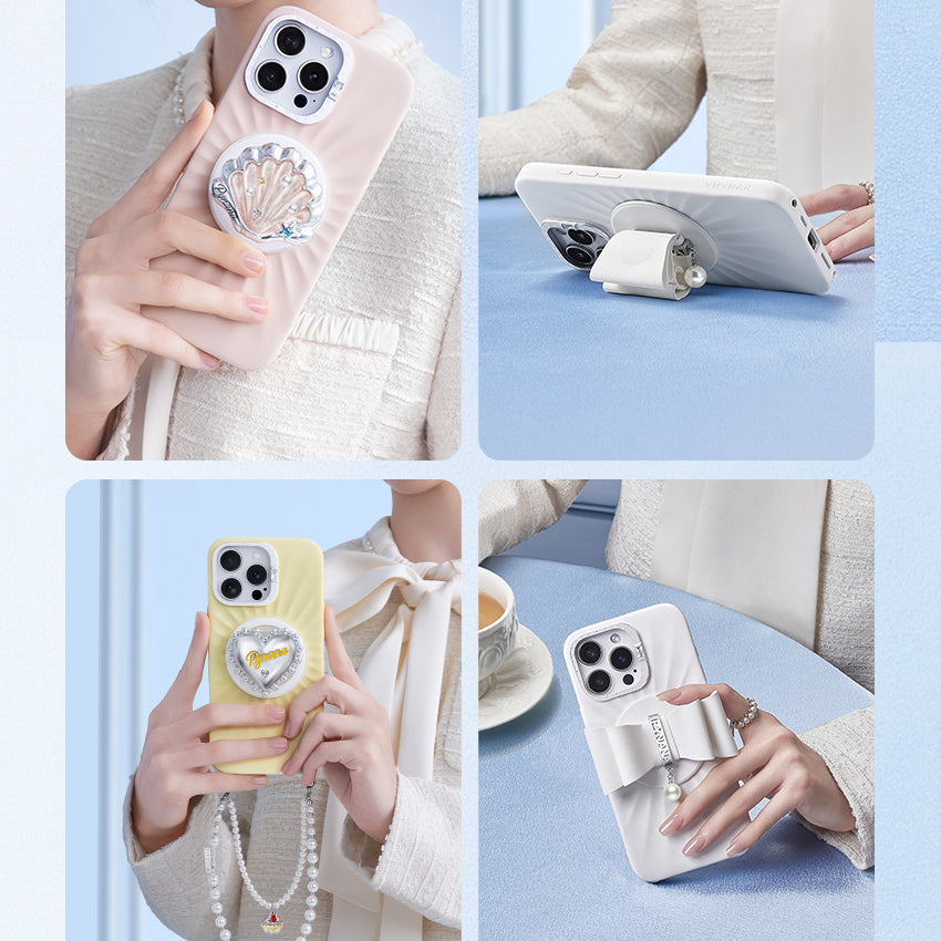 PYNANA Madeleine Jewelry Aesthetics & Handcraft MagSafe Phone Holder Grip Stand