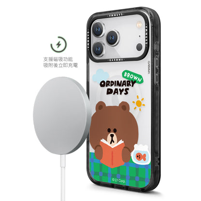 GARMMA Line Friends Ordinary Days MagSafe Premium Military Grade Drop Tested Impact Case Cover