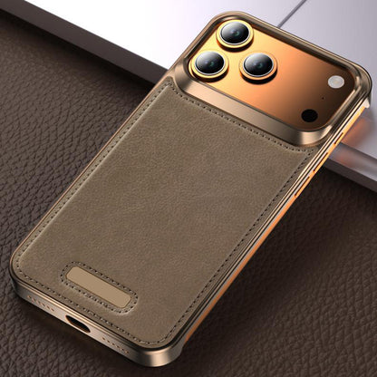 Armor King MagSafe Aluminum+Leather Heat Dissipation Protective Case Cover